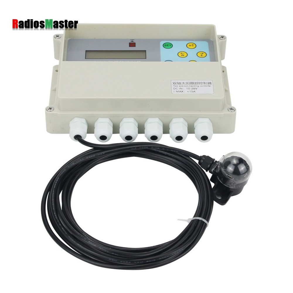 Automatic Solar Tracking Dual Axis LCD Solar Panel Sun Tracker Controller #USA