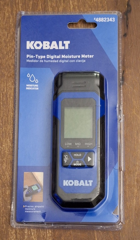 KOBALT TOOLS 4882343 PIN-TYPE DIGITAL MOISTURE METER