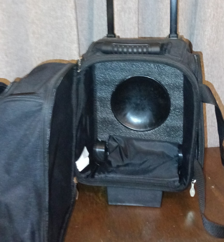 Ebonite Transport 1 Black Roller Bowling Bag