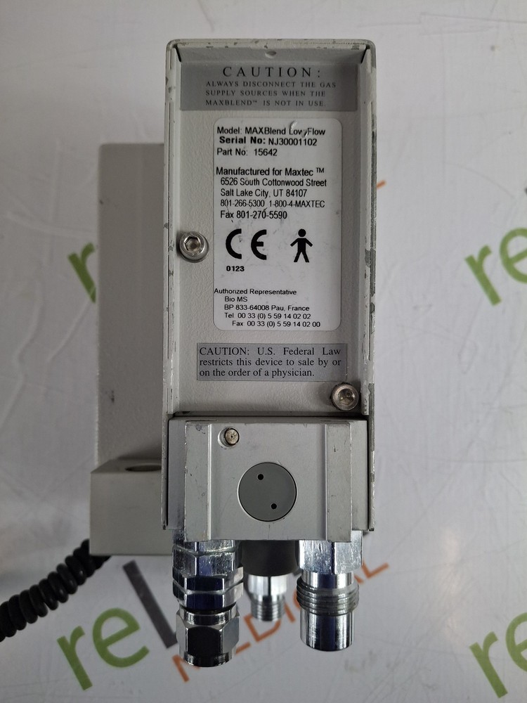 Maxtec, Inc. MAXBlend Low Flow Air/Oxygen Blender