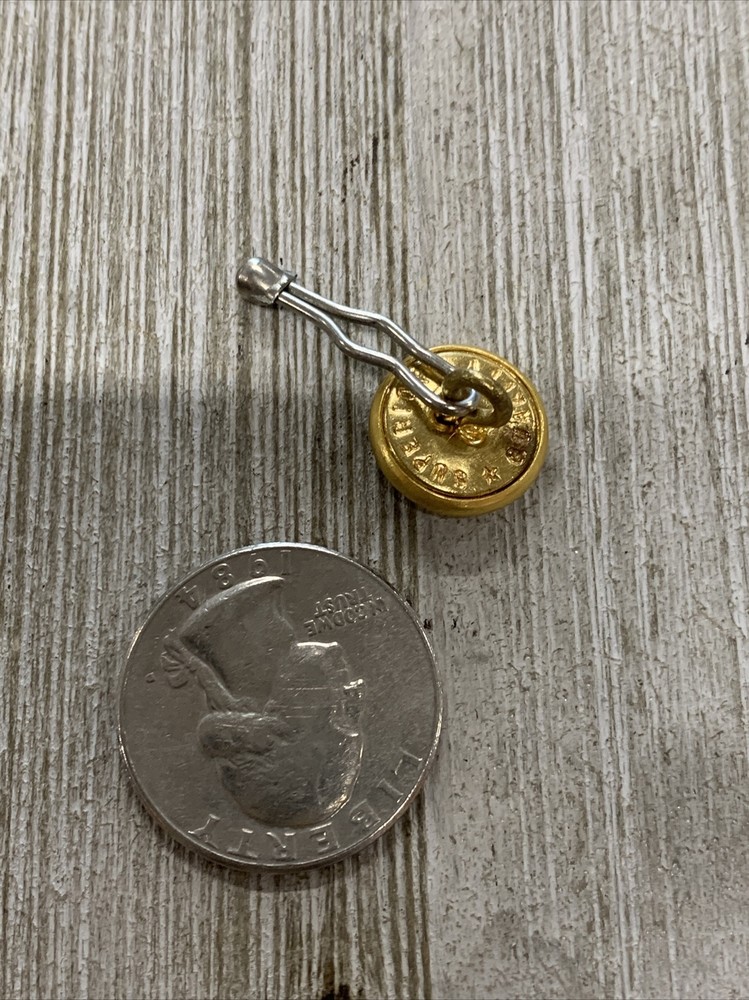 USMC ANODIZED GOLD POCKET BUTTON