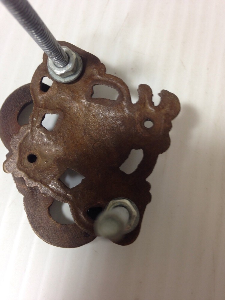 Antique Brass Drawer Pull lot 2 Ornate Hardware