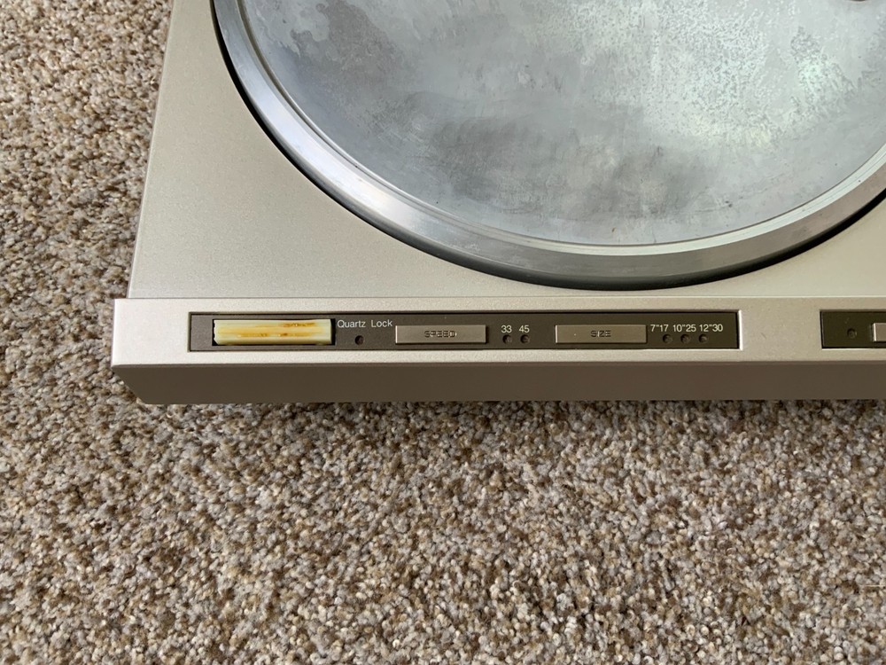 Phase Linear Model 8000 Linear Motor Turntable Series 2 - Untested - Powers On!