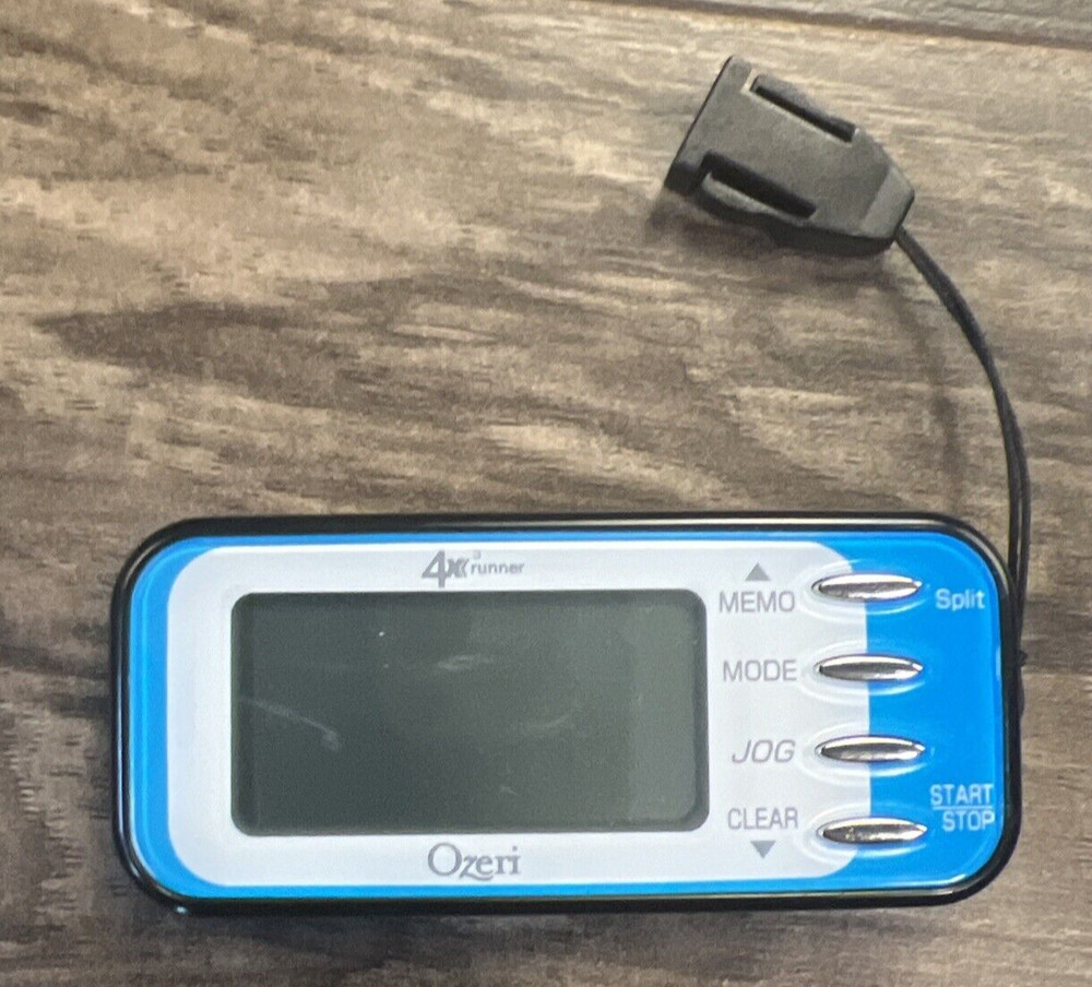 Ozeri 4X3runner Pocket 3D Pedometer Activity Tracker - Dual Walking & Run Mode