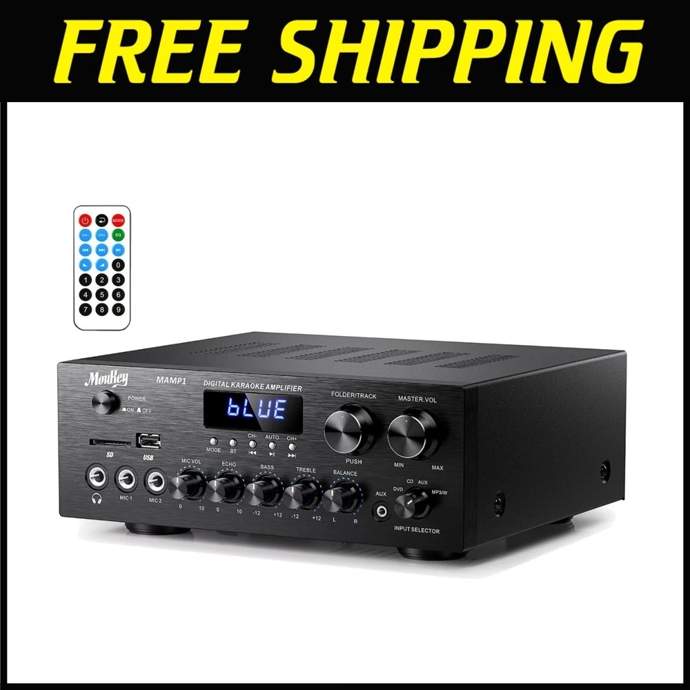 Bluetooth Stereo Receiver with EQ Controls