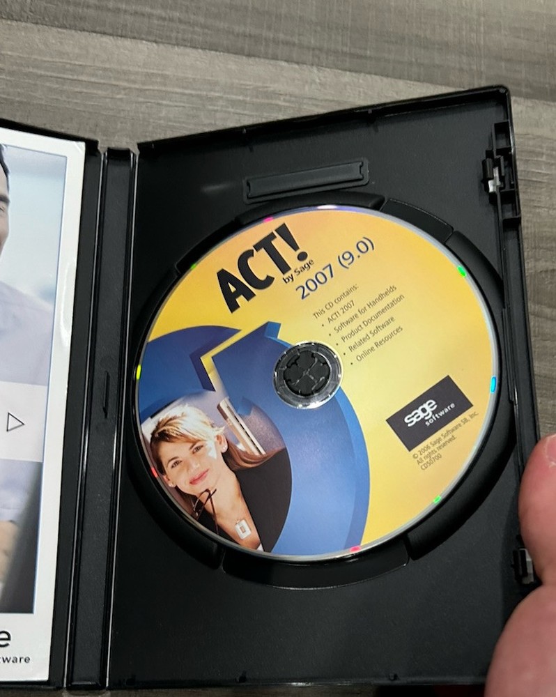 Act By Sage 2007 (9.0) Computer Software Windows READ DESCRIPTION Used