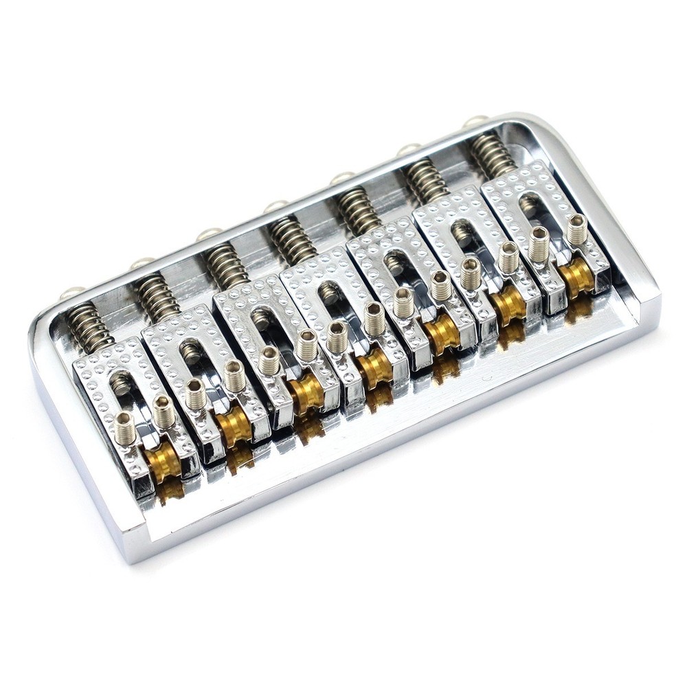 7 String Roller Electric Guitar Bridge String Through Body Fixed Hardtail Bridge