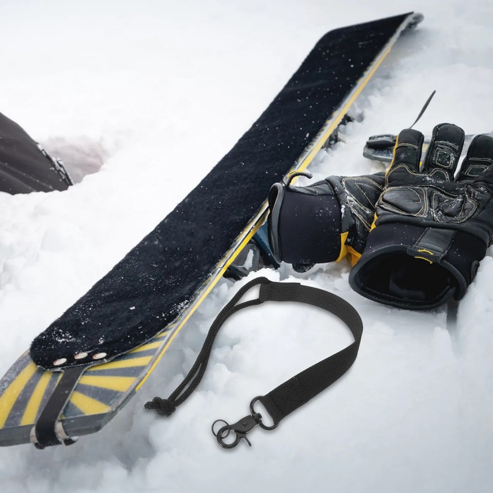 2Pcs Adjustable Snowboard Leash Cord Secure Boot Binding Strap Ski Equipment