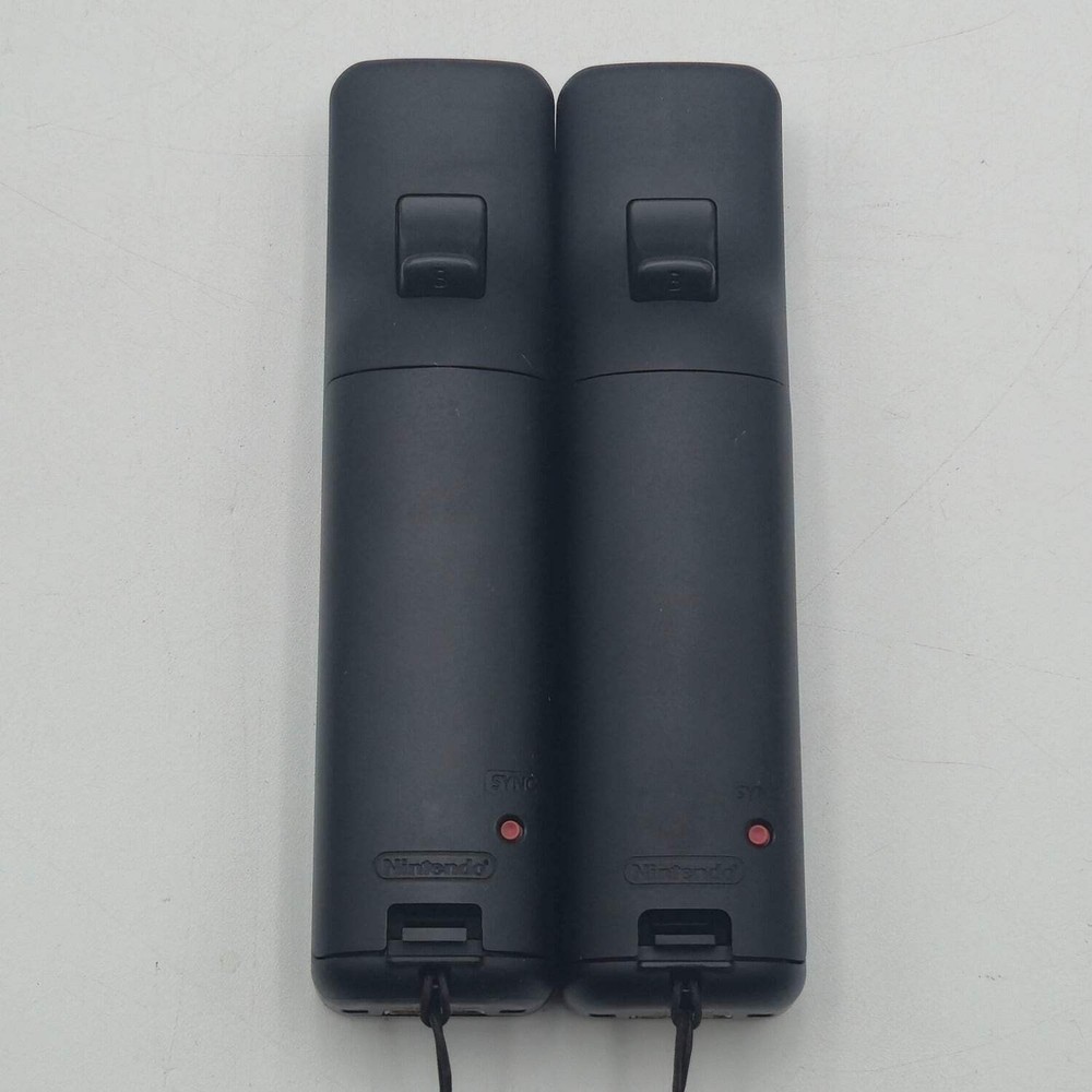Nintendo Wii OEM MotionPlus Controllers RVL-036 Black