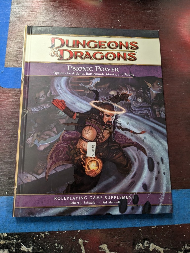 Psionic Powers Ardents Battle minds Monks Psions 4th Edition Dungeons & Dragons
