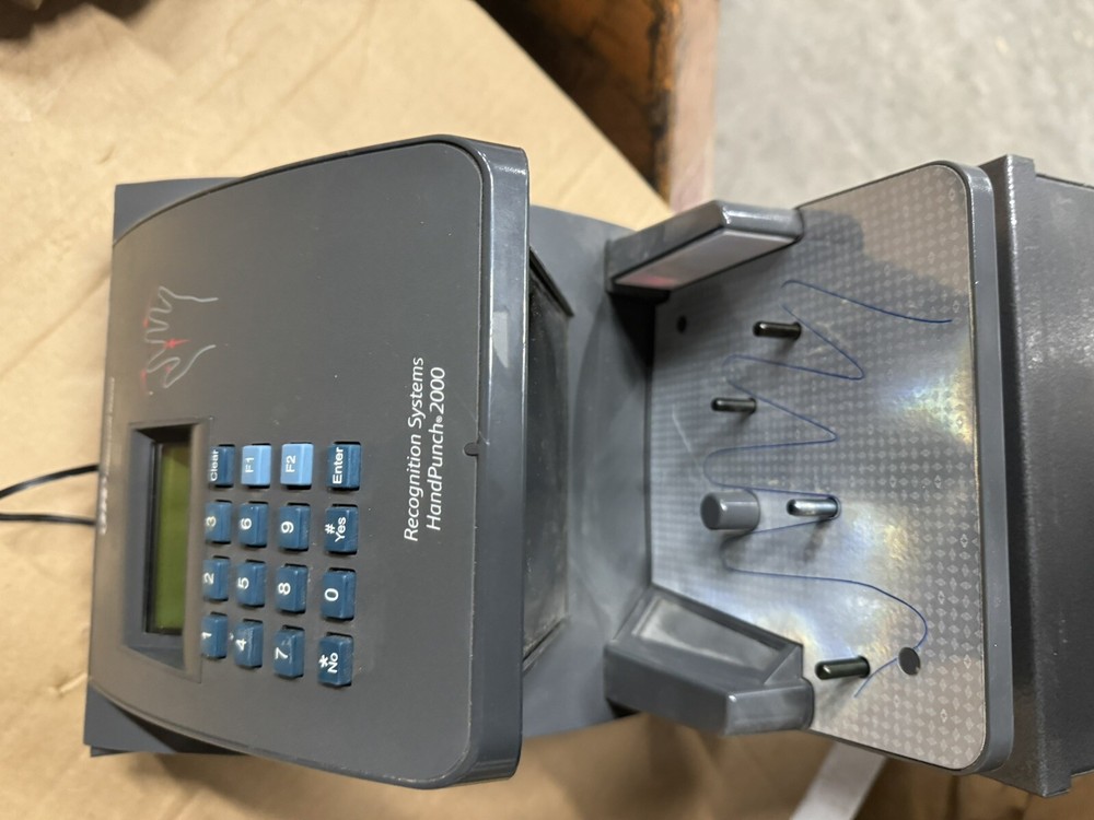 ingersoll rand recognition systems handpunch 2000 Time Clock
