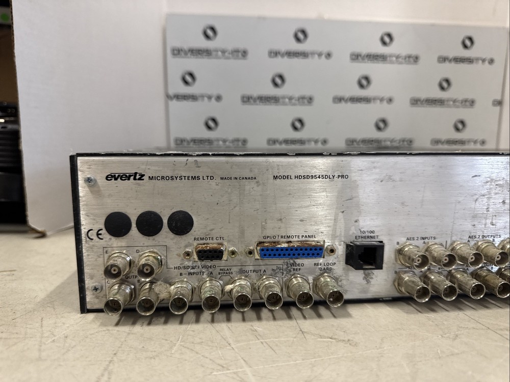 Evertz HDSD9545DLY-PRO HD/SD Audio & Video Delay Time Shift Processor