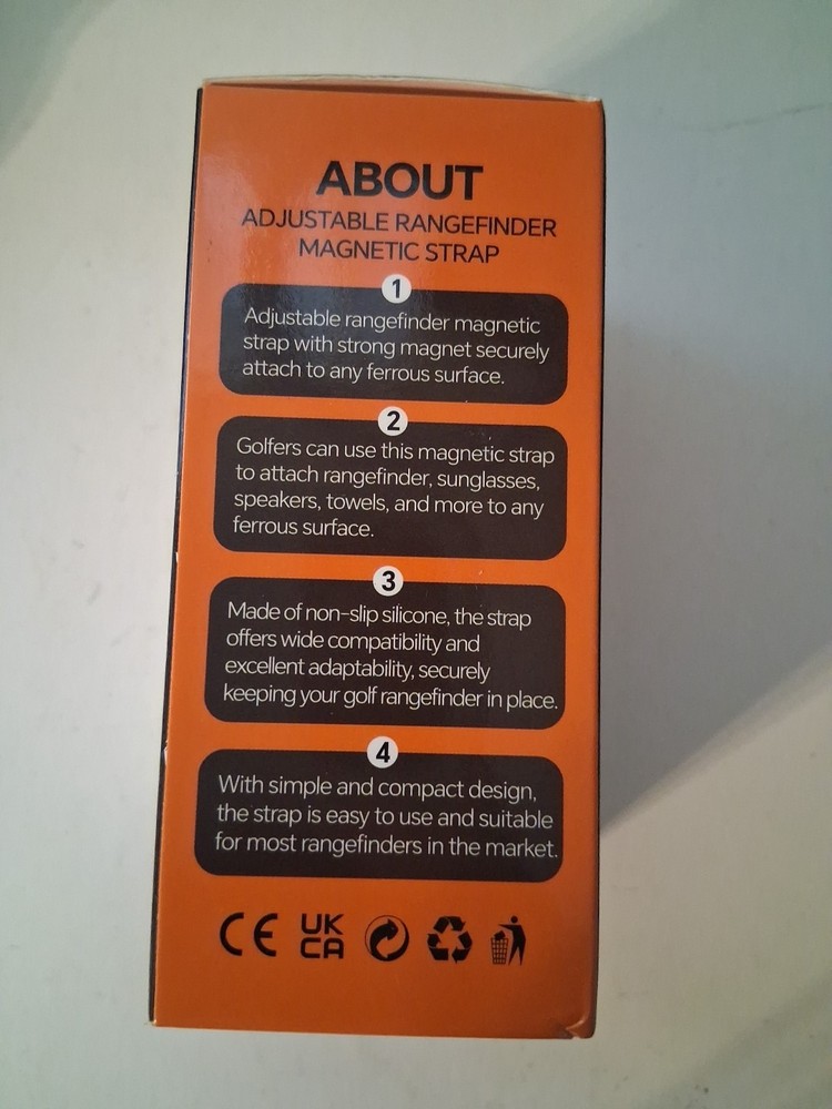 Strap for Rangefinder Magnetic Strap for Golf - Adjustable Range Finder Holder