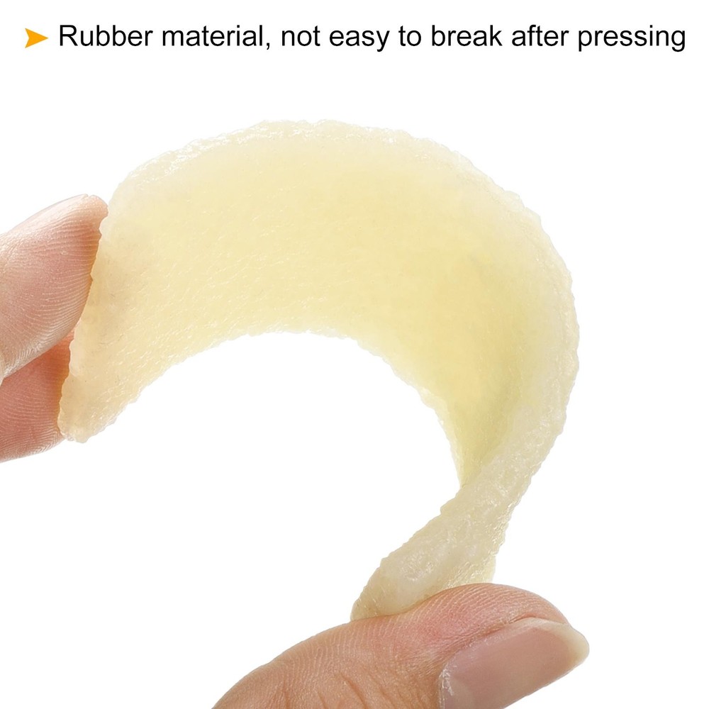 3pcs 70x40x6mm Rectangle Adhesive Remove Cleaning Tool, White