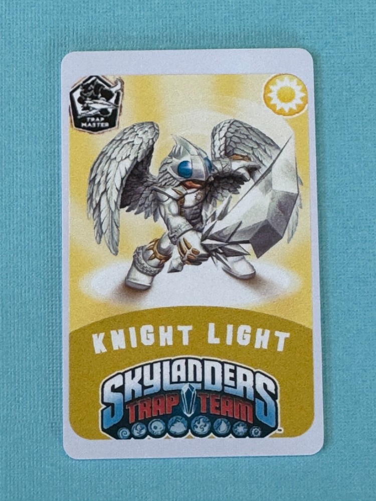Skylanders Trap Team Master Knight Light NFC Card