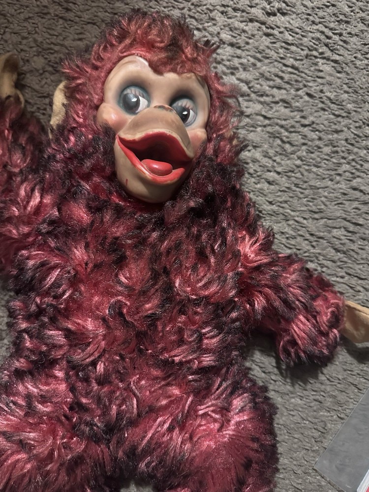Vintage Possibly Haunted, Monkey Plush Gund