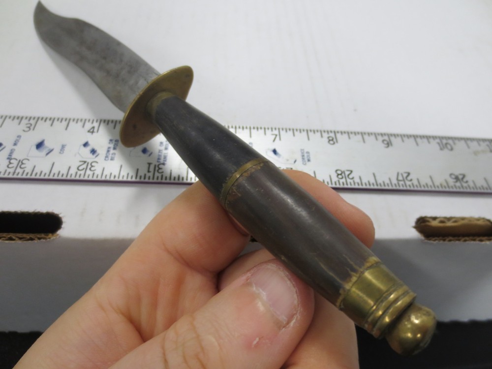 Vintage Handmade Fixed Blade Knife 5 1/2" Blade