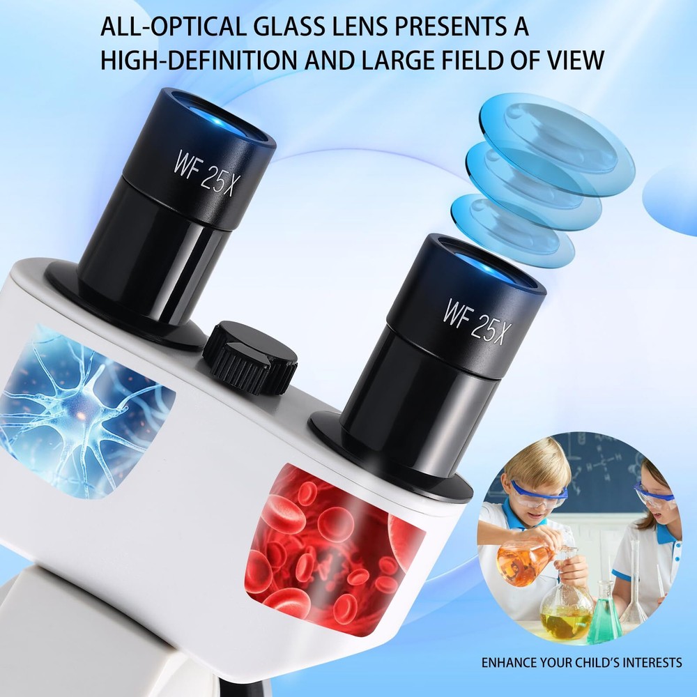 Binocular Compound Microscope 40x2000x Research Grade Professional Microscope Wi