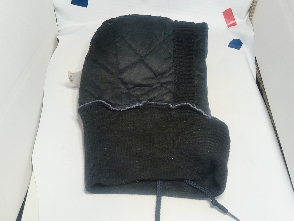 WALLS Zero Zone QUILTED Insulated BLUE Hood Hat Pullover Drawstring Cap