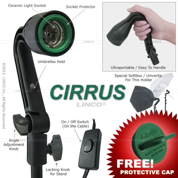 Professional Studio AC Socket Light Stand Mount Umbrella Holder NEW