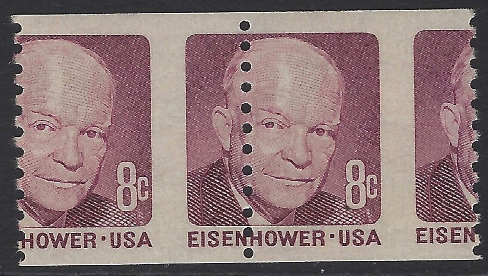 US Scott # 1402 - Dramatic Misperf Error - EFO - Mint NH                (P-6944)