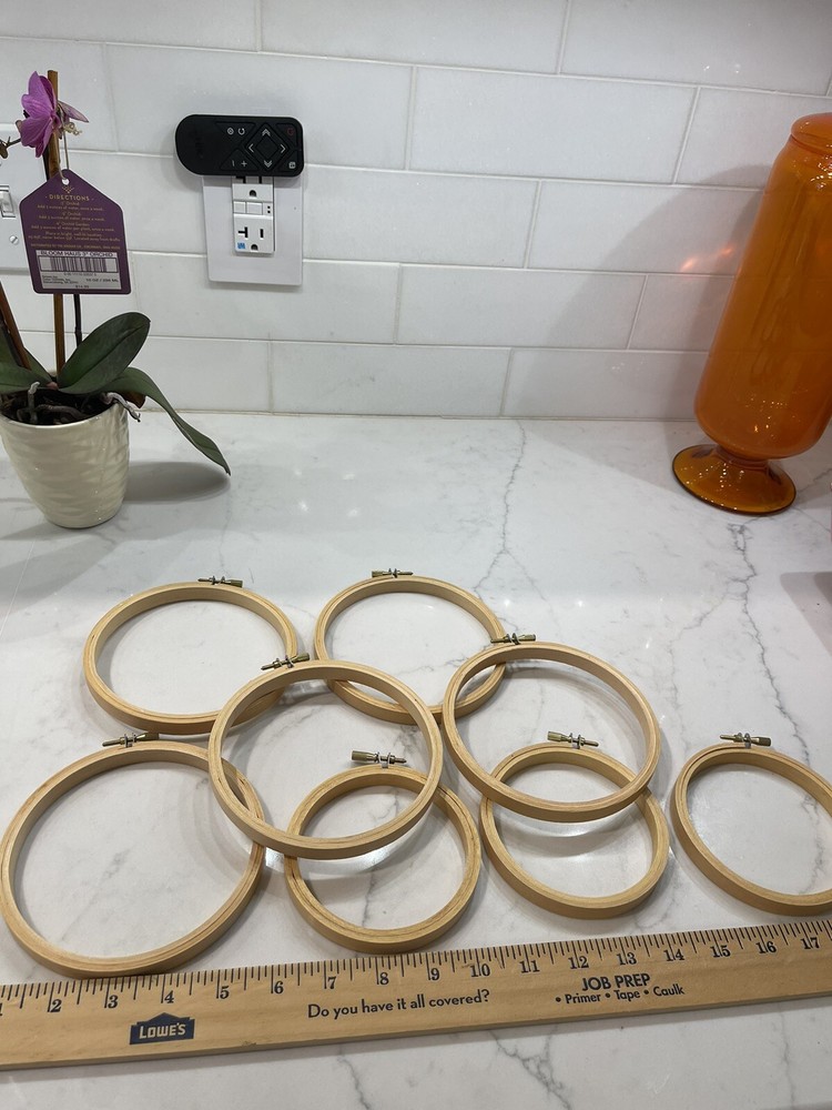 Needle Point Hoops