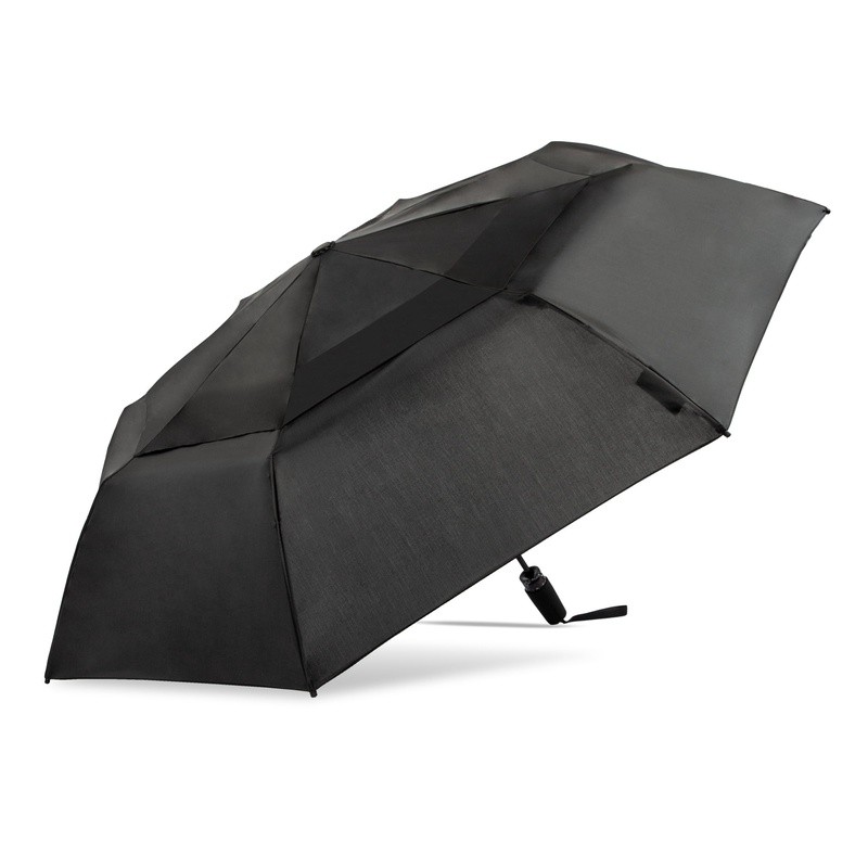 Windproof Compact Umbrella Auto Open Close Vented Canopy 75MPH Wind Resistant US