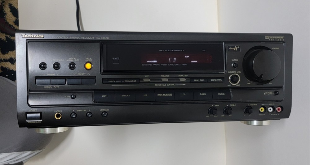 Technics SA-EX600 AV Control Stereo Receiver - 120W Class H+ - Phono - TESTED