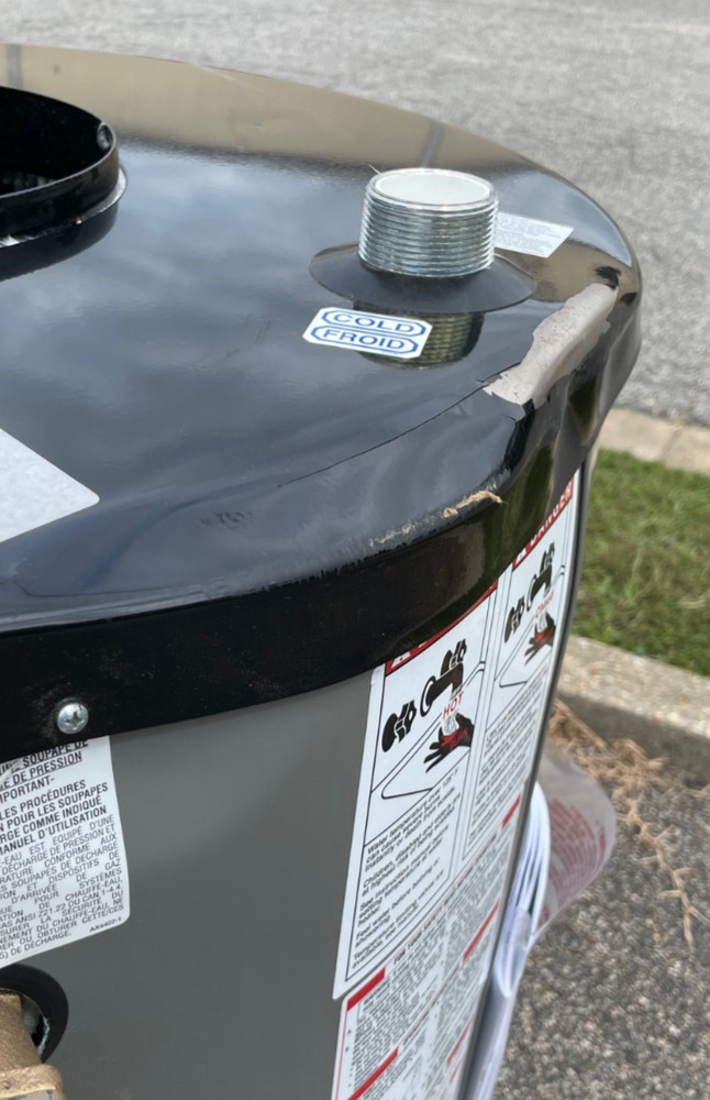 NEW RHEEM Universal Commercial Natural Gas 35 Gallon Water Heater 120V