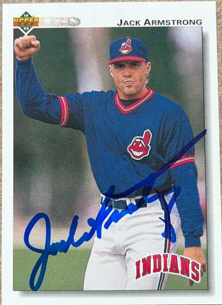 Jack Armstrong Autographed 1992 Upper Deck #789