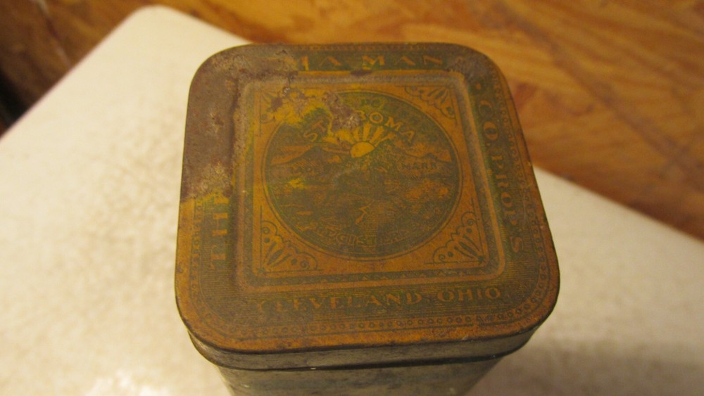 Old Stilboma Silver & Gold Polish Tin