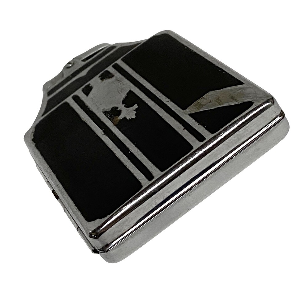 Vintage Ronson Cigarette Case Lighter Combination Monogrammed 1930s Untested