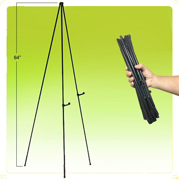 64" Instant Easel Self Setting Display Portable Quick Folding