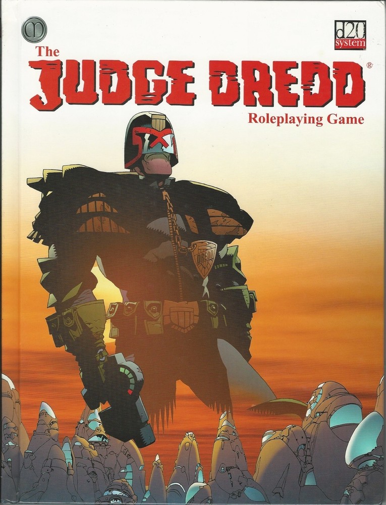 Judge Dredd - 2000AD RPG Core Rules Hardcover D20 Mongoose Publishing *FS