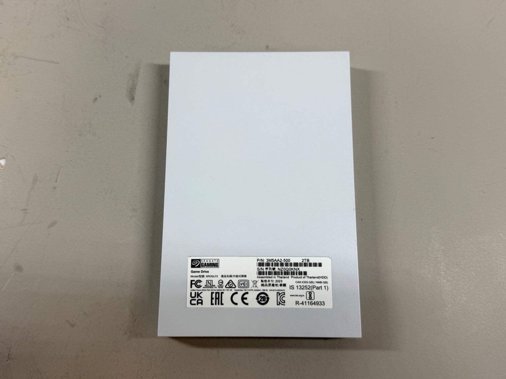 Sony Segate 2TB Game Drive White
