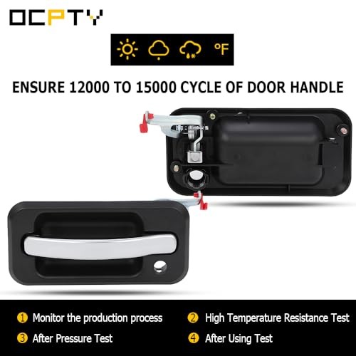 Door Handle Exterior Front Driver Left Side Replacement Fit 2003-2009 for