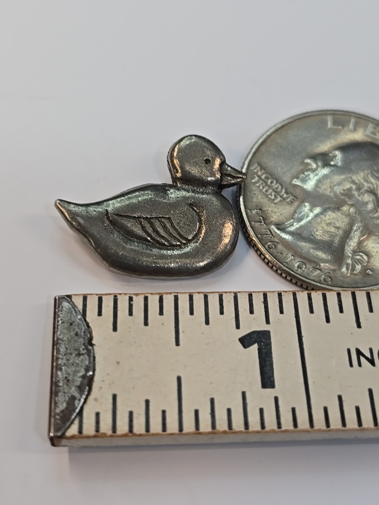 Duck Lapel Pin Small Size By Danforth Pewter