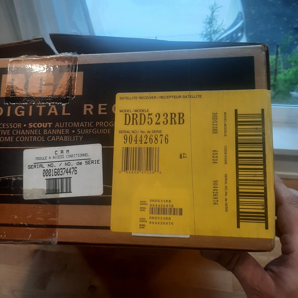 RCA DSS Digital Satellite System Model DRD523RB Antenna Recceiver