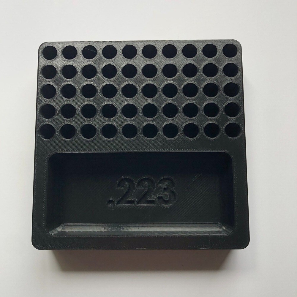 3D Printed .223 Reloading Tray 50 spots
