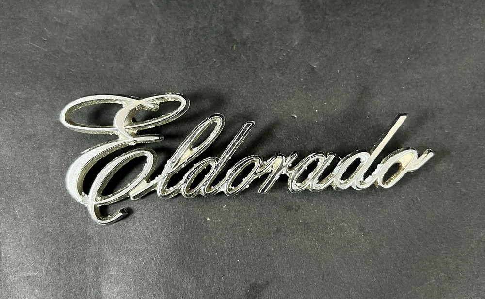 Vintage Cadillac Eldorado Script Emblem #9882666