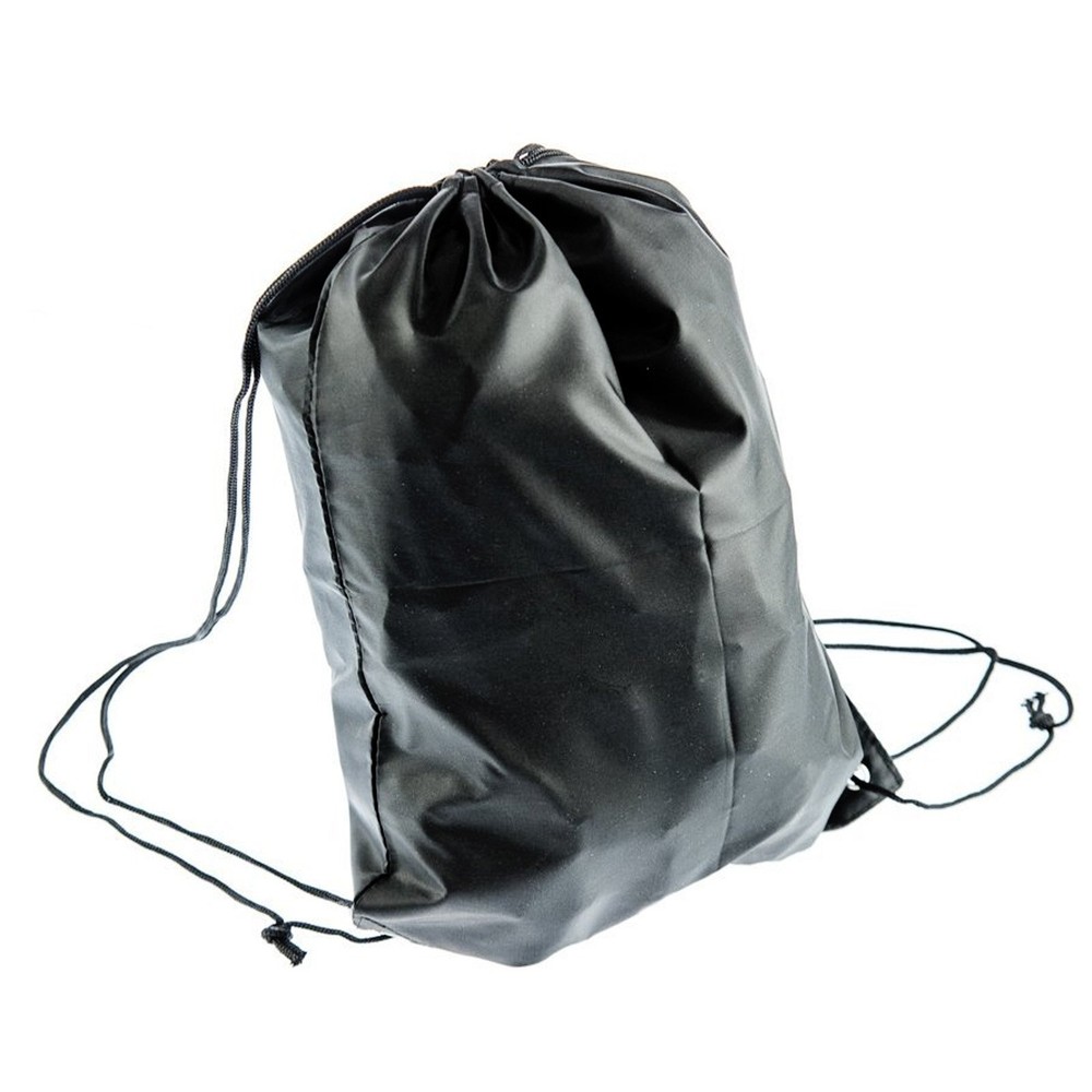 Black Drawstring Security Strings Bag with Stopper