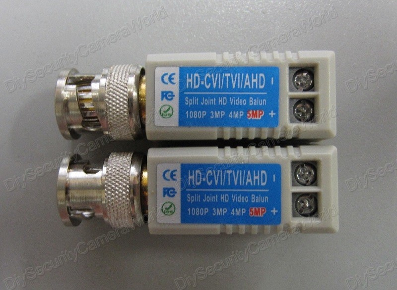 2SET High Performance Mini CCTV BNC Video Balun