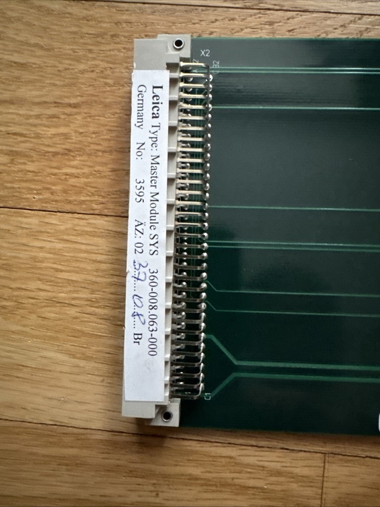 LEICA MICROSYSTEMS TYPE MASTER MODULE SYS 360-008.063-000 MICROSCOPE CARD