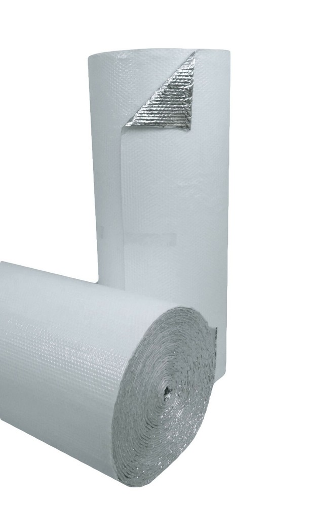 Reflectix 48" x 20' Single Bubble White Reflective Foil Insulation 80sqft R7