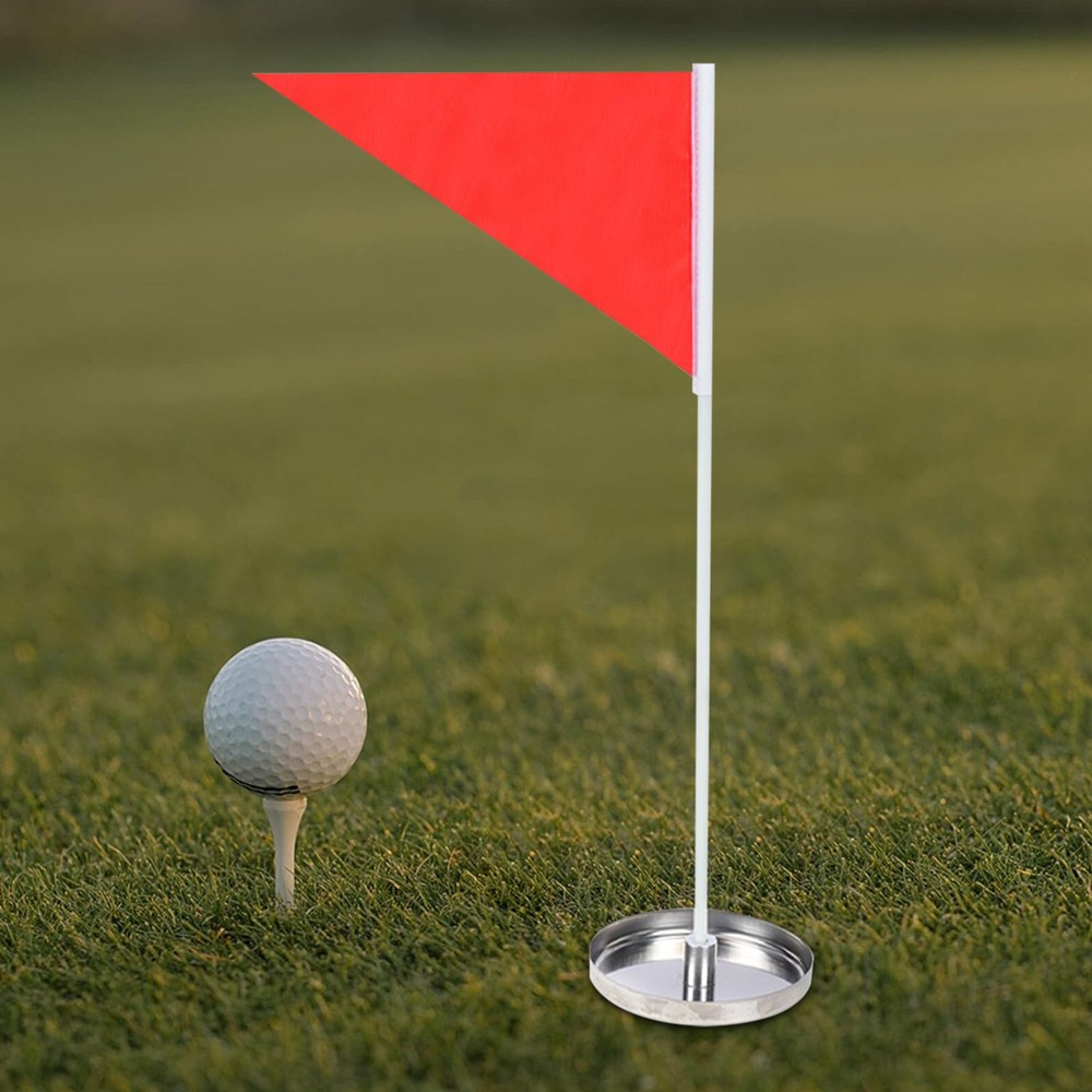 Golf Hole Cup And Flag Putter Practice Equipment Golf Putting Training Practical