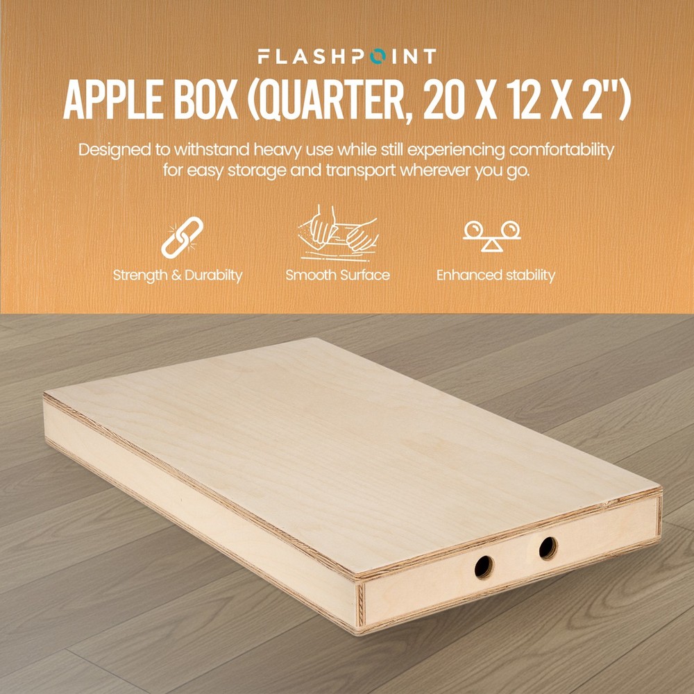 Flashpoint Apple Box (Quarter, 20 x 12 x 2")