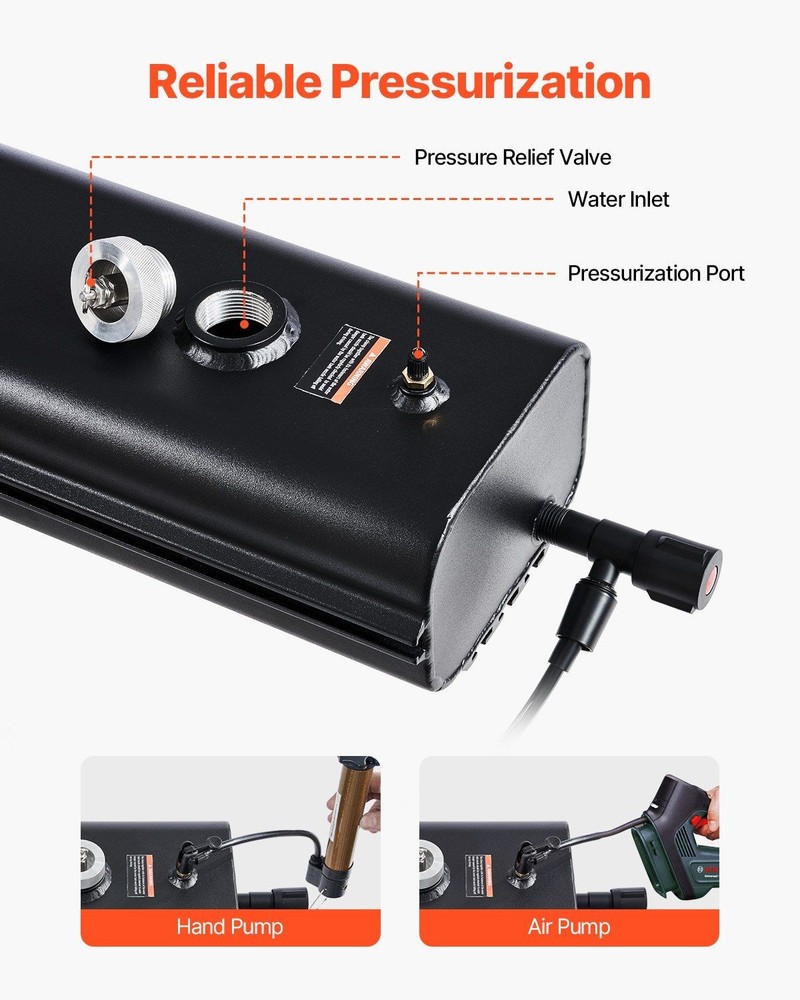 Camping Essential 4Gal Water Holder 15L with Sun-Heated Functionality