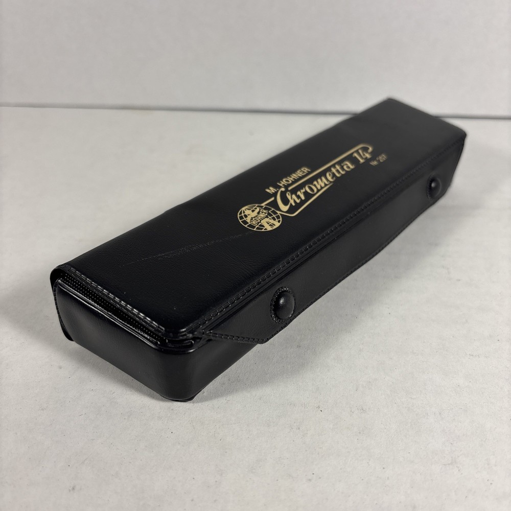 Hohner Chrometta 14 C Harmonica W/ Case 257