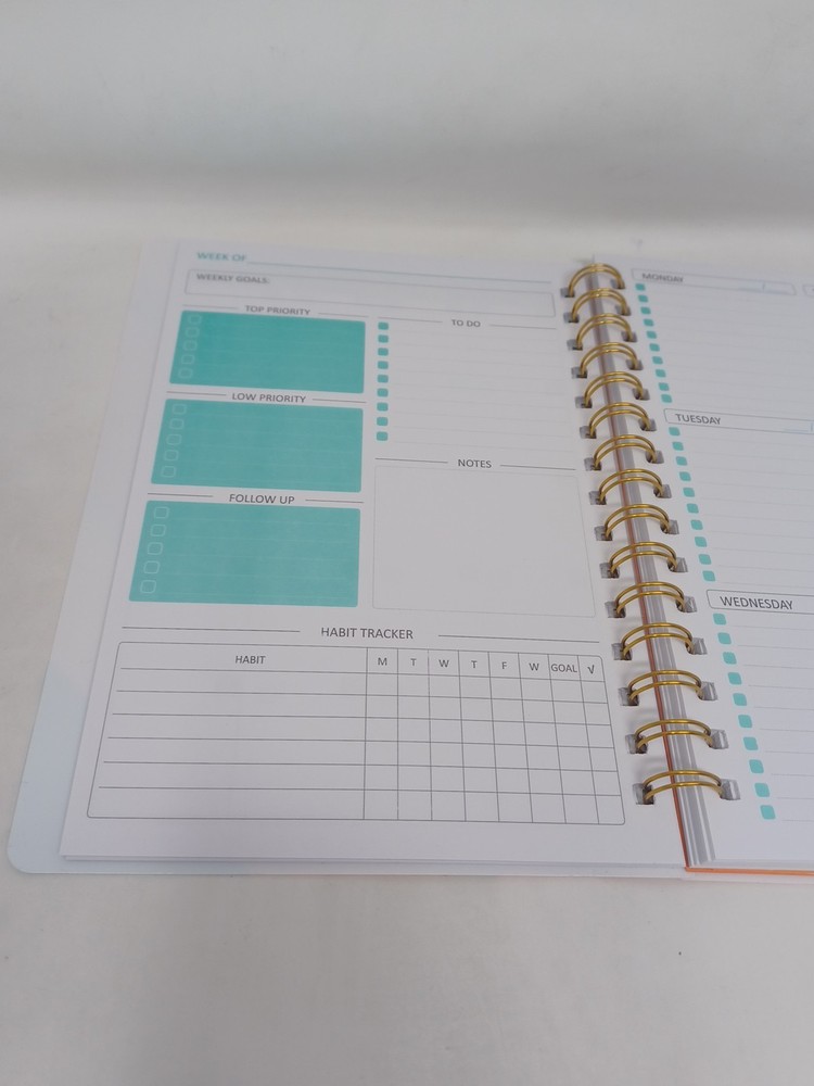 YMUMUDA UNDATED PLANNER WEEKLY MONTHLY 53 Weeks