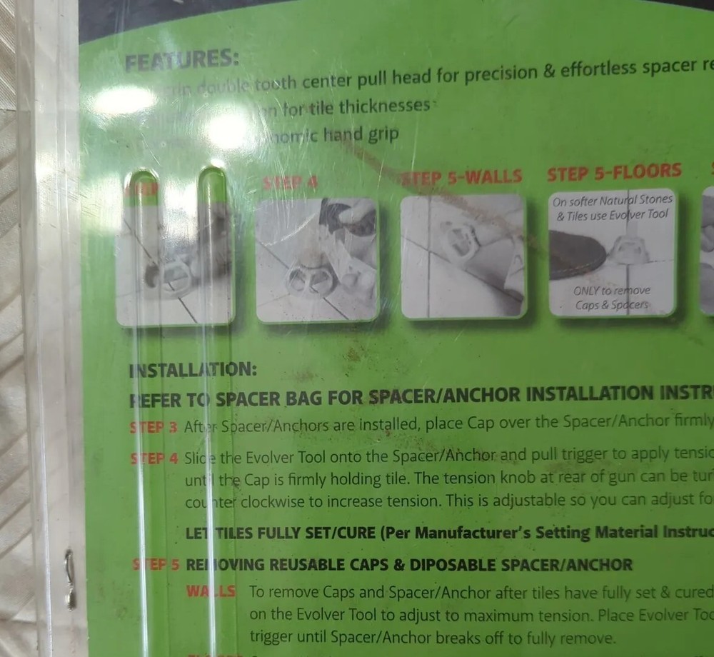 Evolver Tensioning Tool Ergonomic Tile Installation Tool